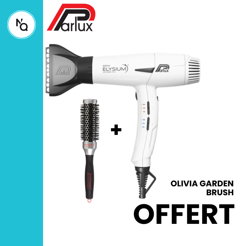 ELYSIUM MATT WHITE + 1 BRUSH FREE OLIVIA GARDEN