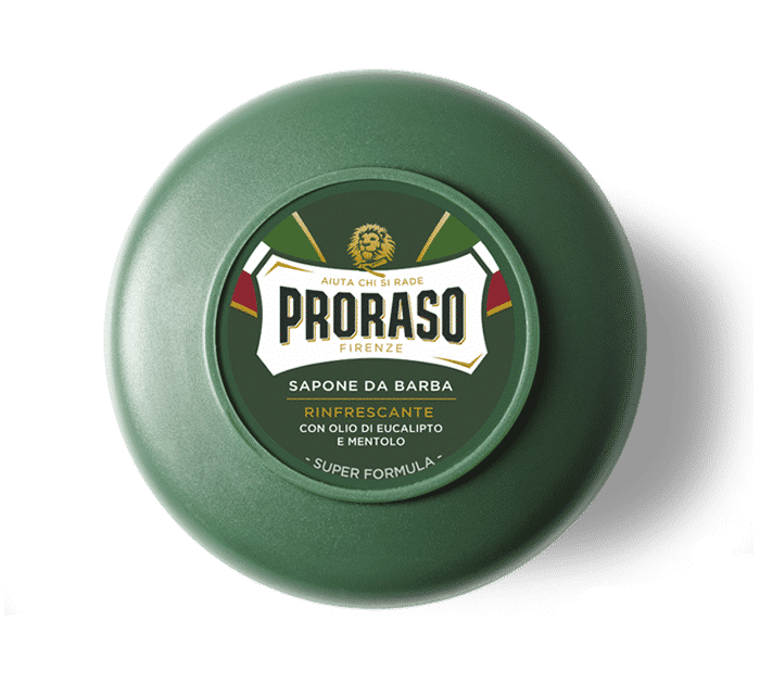 PRORASO GREEN LINE SCHEERZEEP IN EEN POT 150ML