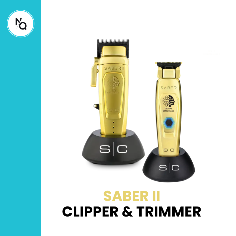 SABER TRIMMER GOLD + SABER CLIPPER 2.0 GOLD